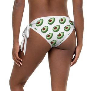 GO VEGAN AVOCADO - Reversible Bikini Bottom - Always Hungry Fashion