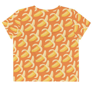 BANANA - Patterned Crop Tee - Always Hungry Fashion