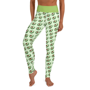 Avocado top yoga leggings