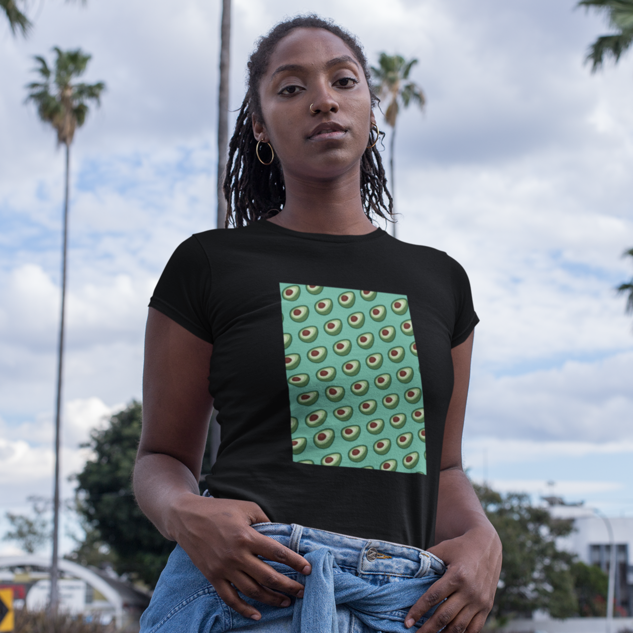 T sales shirt avocado